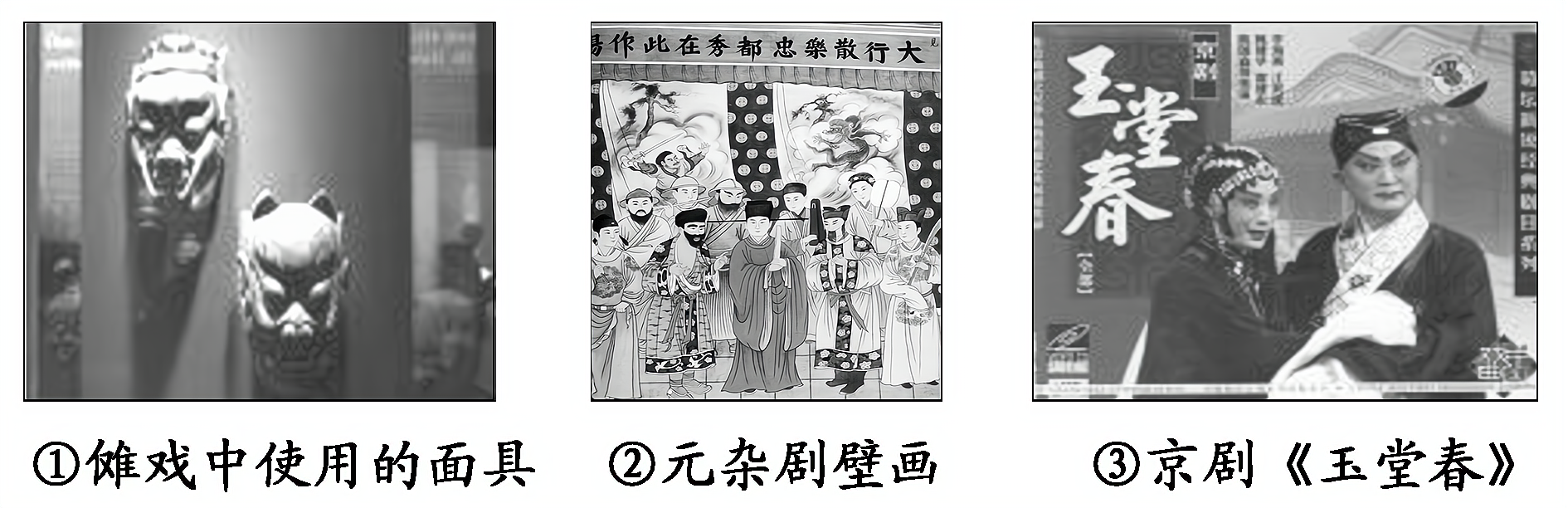 2012—2013学年《三维设计》岳麓版必修三第二单元 第10课 梨园春秋 创新演练 课时跟踪训练